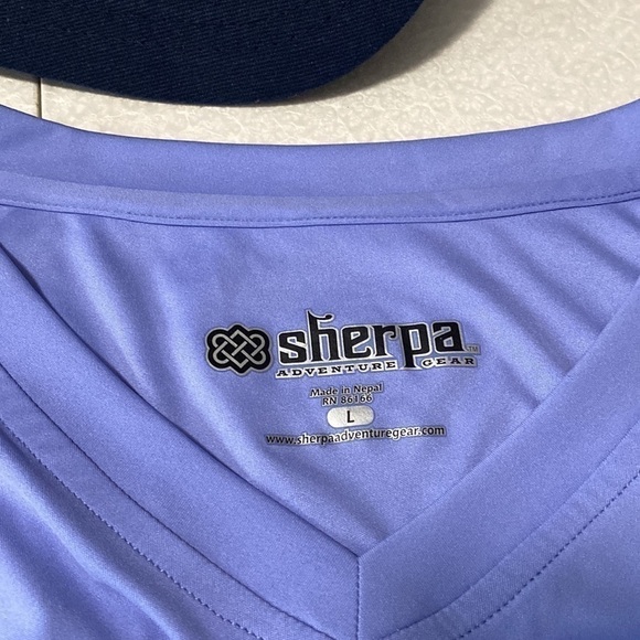 Sherpa Adventure Gear Women's Recycled Polyester Long Sleeve V-Neck T-Shirt - Picture 10 of 12